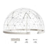 Garden Dome Tent, 3.6 x 2.2 m Outdoor Clear Bubble Tent for 4-7 Person, Weatherproof Geodesic Dome Greenhouse with Window, PVC Igloo Tents for Backyard Patios Camping Party Wedding