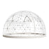 Garden Dome Tent, 3.6 x 2.2 m Outdoor Clear Bubble Tent for 4-7 Person, Weatherproof Geodesic Dome Greenhouse with Window, PVC Igloo Tents for Backyard Patios Camping Party Wedding