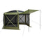 Pop up Gazebo Screen Tent, 3x3 m Large 6-Sided Camping Canopy Tent with Removable Top & Carry Bag, Quick-Set & Bite-Proof, Screen House Sun Shelter for 6-8 Persons Backyard Patio, Green