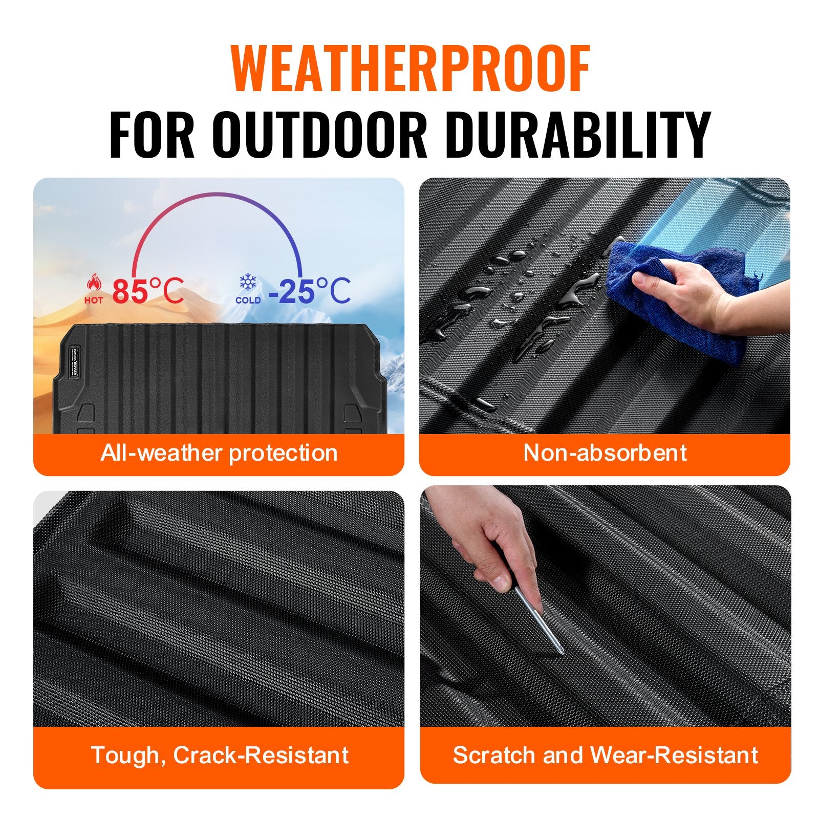 Truck Bed Mat Fit 2023-2024 Chevrolet Colorado/GMC Canyon Truck Bed Liner