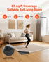Rug Pad 1.52 x 2.13 m, Non-slip Carpet Area Pad, Rug Mat Padding with Dual Surface Felt Cushion & Rubber Gripper, Hardwood Floor Protection for All Floors, Finishes, Keeps Carpets in Place