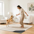 Rug Pad 1.52 x 2.13 m, Non-slip Carpet Area Pad, Rug Mat Padding with Dual Surface Felt Cushion & Rubber Gripper, Hardwood Floor Protection for All Floors, Finishes, Keeps Carpets in Place