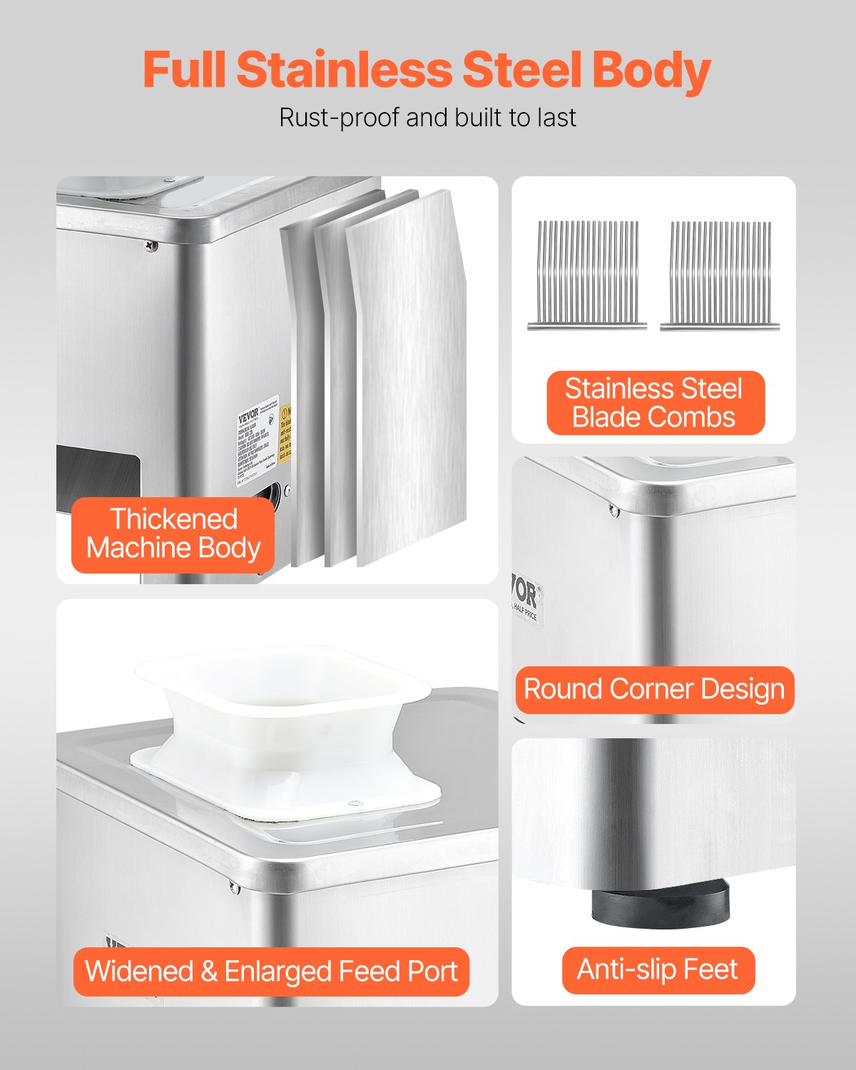 Electric Meat Cutter Machine 550W Commercial Meat Slicer Cutting Machine