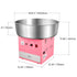 Electric Cotton Candy Machine, 1000W Commercial Candy Floss Maker with 52cm Stainless Steel Bowl, Sugar Scoop, and Drawer, Easy Home Use, Perfect for Kids Birthday, Family Party, Pink