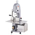 Commercial Electric Meat Bandsaw, 1500W Stainless Steel Countertop Bone Sawing Machine, Workbeach 19.3" x 15", 0.16-7.9 Inch Cutting Thickness, Frozen Meat Cutter with 6 Blades for Rib Pork Beef
