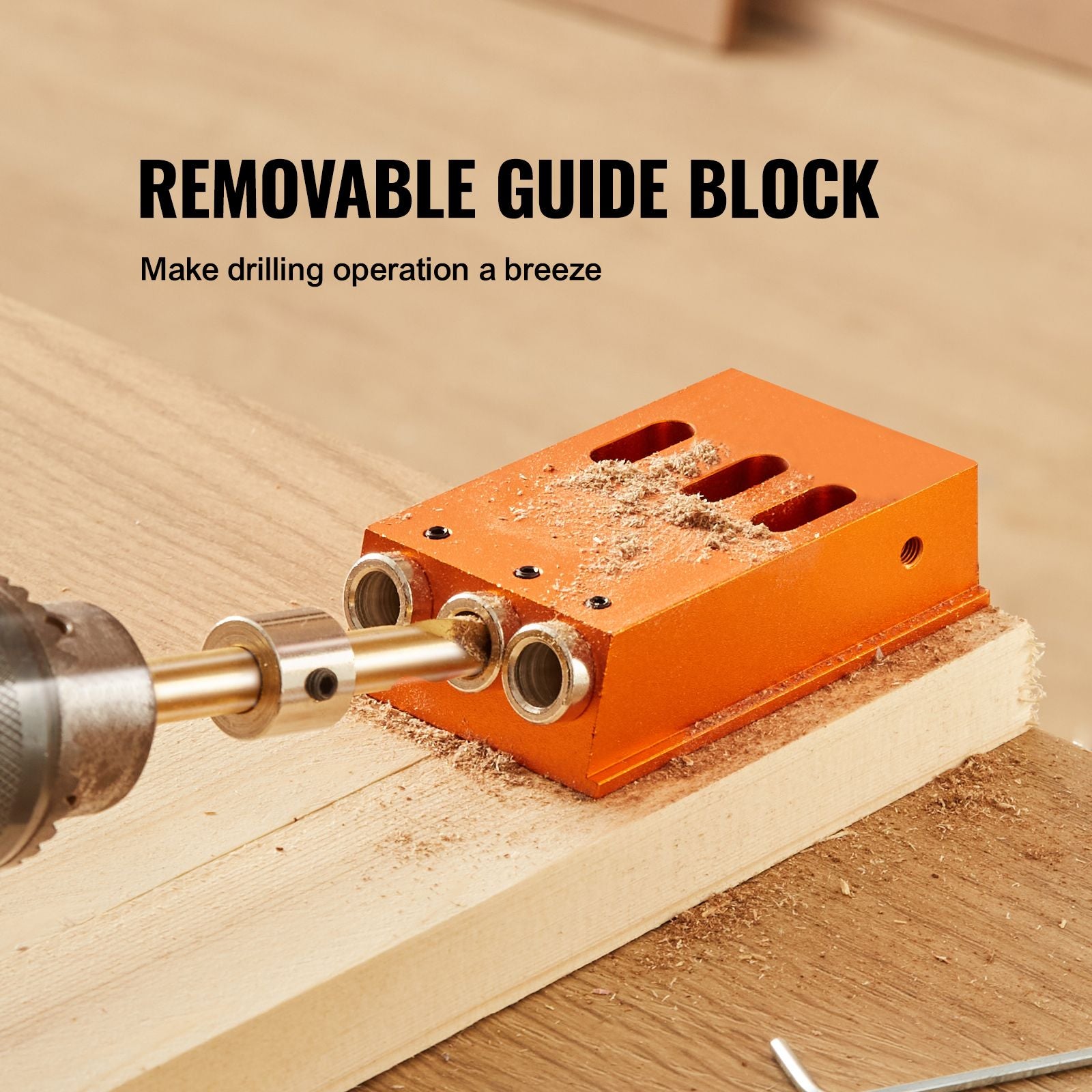 30PCS Pocket Hole Jig Kit Adjustable Wood Joinery Drill Guide Set