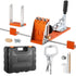 Adjustable Pocket Hole Jig Kit 12.7-38.1mm Woodworking Jig with Drill & Clamp