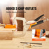Pocket Hole Jig Kit, 34 Pcs Pocket Hole Jig System with C-clamp, Fixture, Step Drills, Wrenches, Drill Stop Rings, Square Drive Bits, Toolbox, for DIY Carpentry Projects, Adjustable