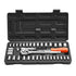 39 Piece Socket Set SAE & Metric CR-V Ratchet Wrench Tool Kit