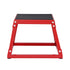 12 Inch Steel Plyometric Jump Box Anti-Slip Fitness Step Platform Red