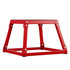 12 Inch Steel Plyometric Jump Box Anti-Slip Fitness Step Platform Red