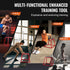 Plyometric Jump Box, 18 Inch Plyo Box, Steel Plyometric Platform and Jumping Agility Box, Anti-Slip Fitness Exercise Step Up Box for Home Gym Training, Conditioning Strength Training, Red
