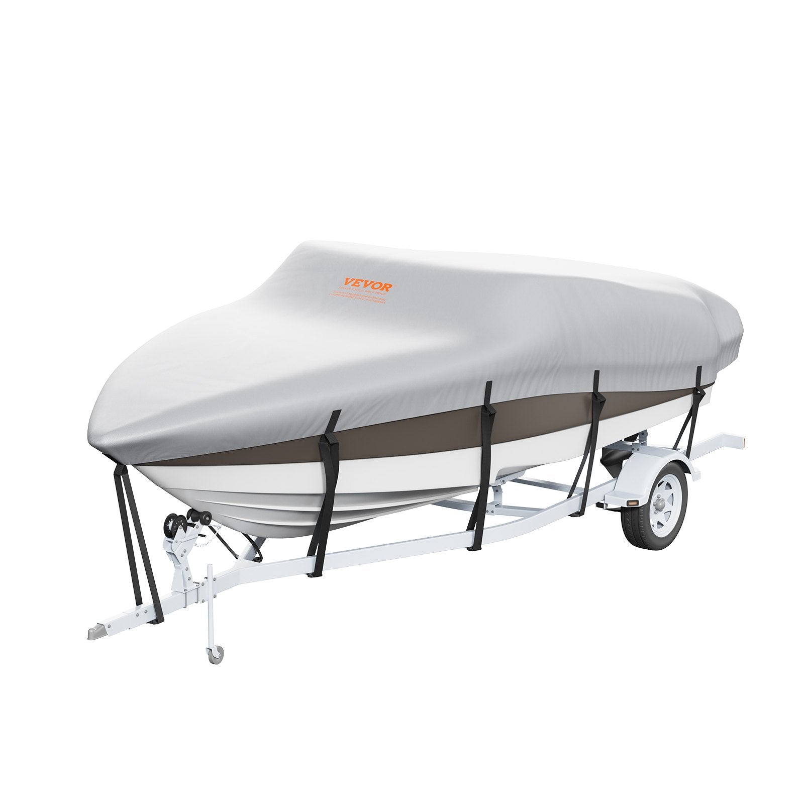 VEVOR Boat Cover 600D Waterproof 20-22 ft Boat Cover V-Hull Tri-Hull Runabout