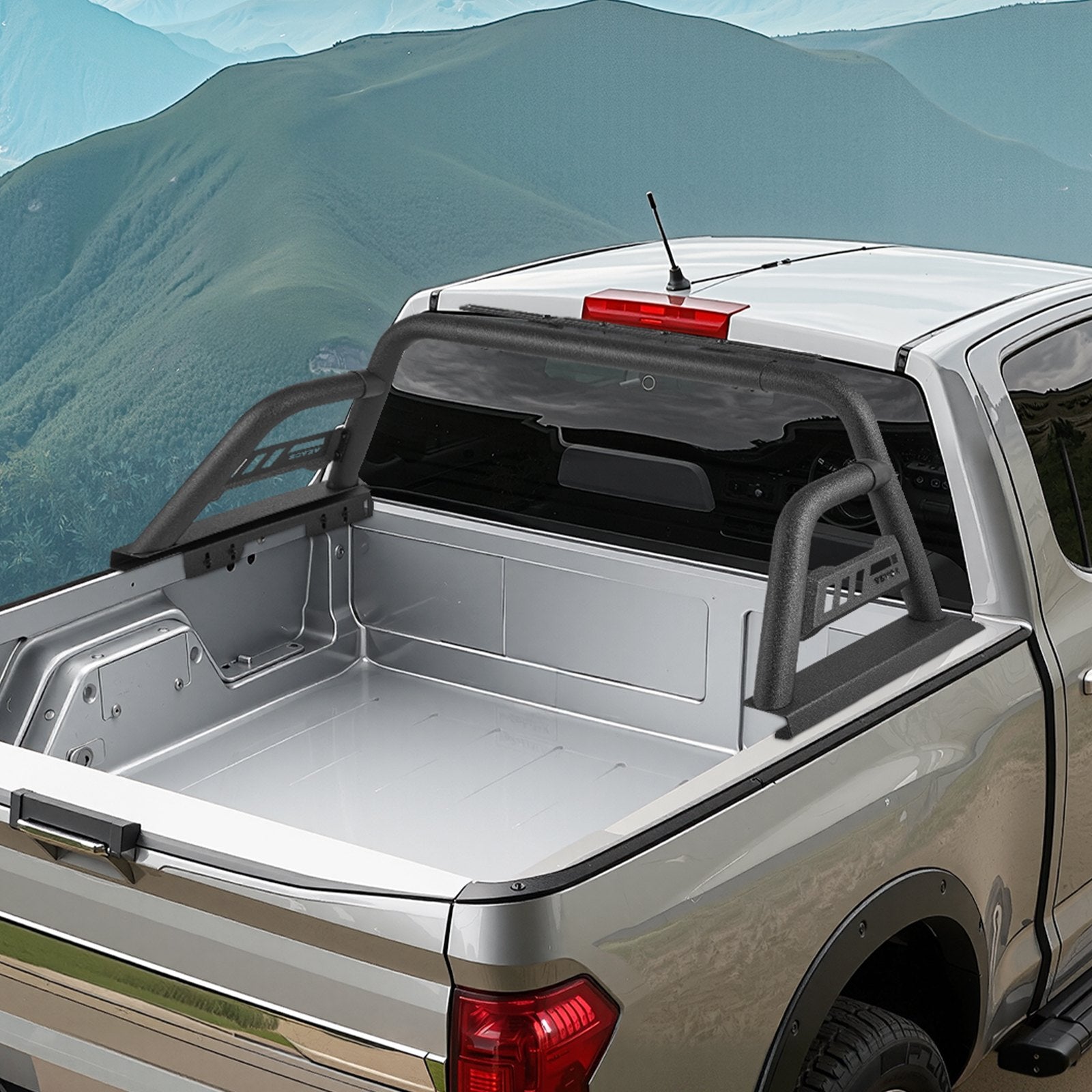 Truck Bed Roll Bar Universal Chase Rack for Mid-Size Pickup Carbon Steel