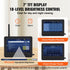 7-in-1 Wi-Fi Weather Station 177.8 mm TFT Display Wireless Outdoor Sensor