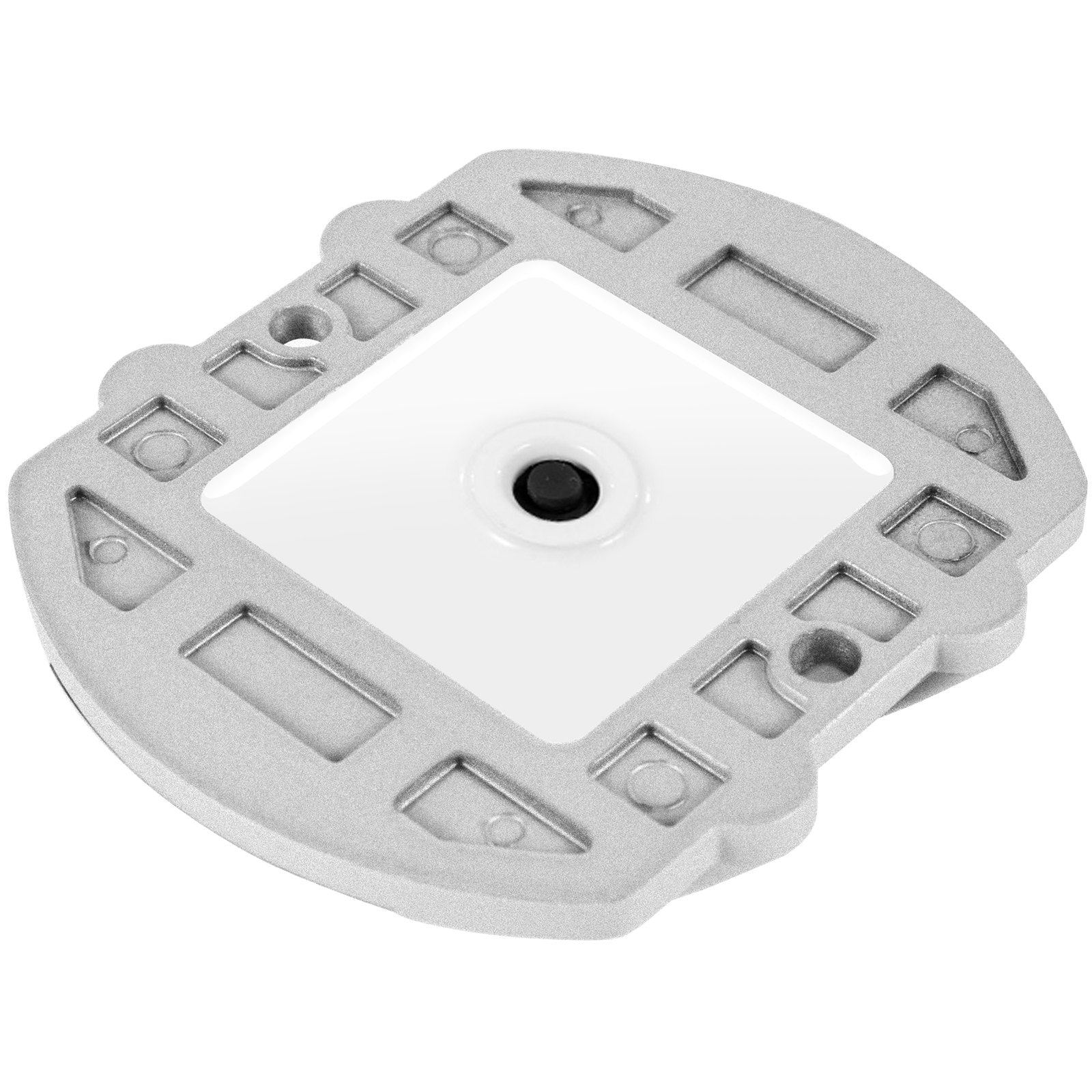 Driveway Lights 12-Pack Solar Driveway Lights Bright White with Screws Solar Deck Lights Outdoor Waterproof Wireless Dock Lights 6 LEDs for Path Warning Garden Walkway Sidewalk Steps