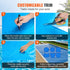 24 x 12 ft Solar Pool Cover 8 Mil Rectangle Solar Blanket Blue