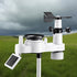 7-in-1 Wi-Fi Weather Station with APP, 190.5 mm VA Display, Wireless Solar Powered Outdoor Sensor, Rain Gauge, Indoor Outdoor for Weather Forecast, Wind Speed, Temperature, Humidity, Rainfall