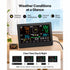 7-in-1 Wi-Fi Weather Station with APP, 190.5 mm Display, Wireless Solar Powered Outdoor Sensor, with Pool Thermometer, Rain Gauge, Indoor Outdoor for Weather Forecast Wind Speed Pool Temperature