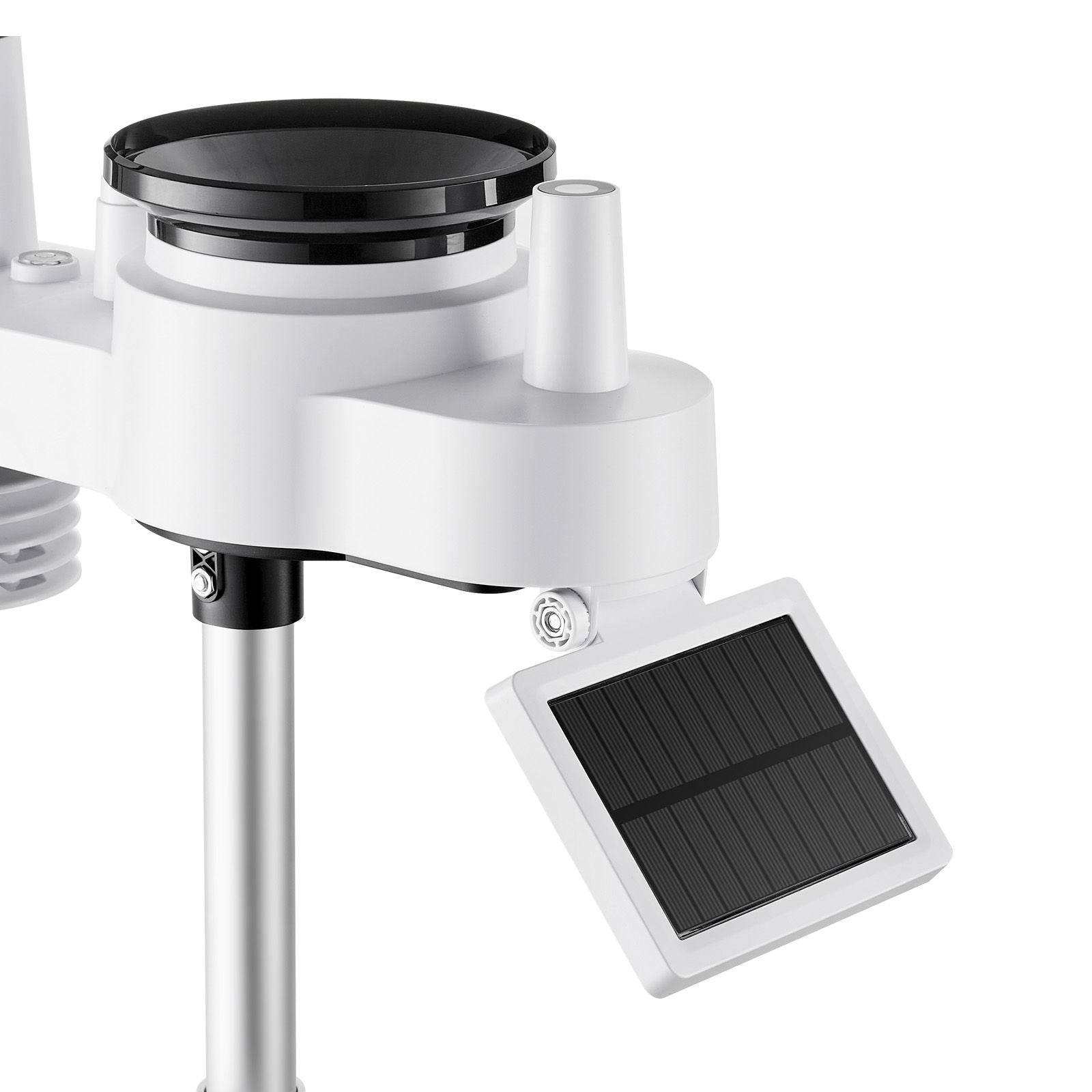 7-in-1 Wi-Fi Weather Station with APP, 190.5 mm Display, Wireless Solar Powered Outdoor Sensor, with Pool Thermometer, Rain Gauge, Indoor Outdoor for Weather Forecast Wind Speed Pool Temperature