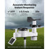7-in-1 Wireless Weather Station Solar Sensor 7.5" Display Rain Wind Temp