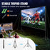 150" Projector Screen with Stand 4K HD Outdoor Movie Screen 16:9