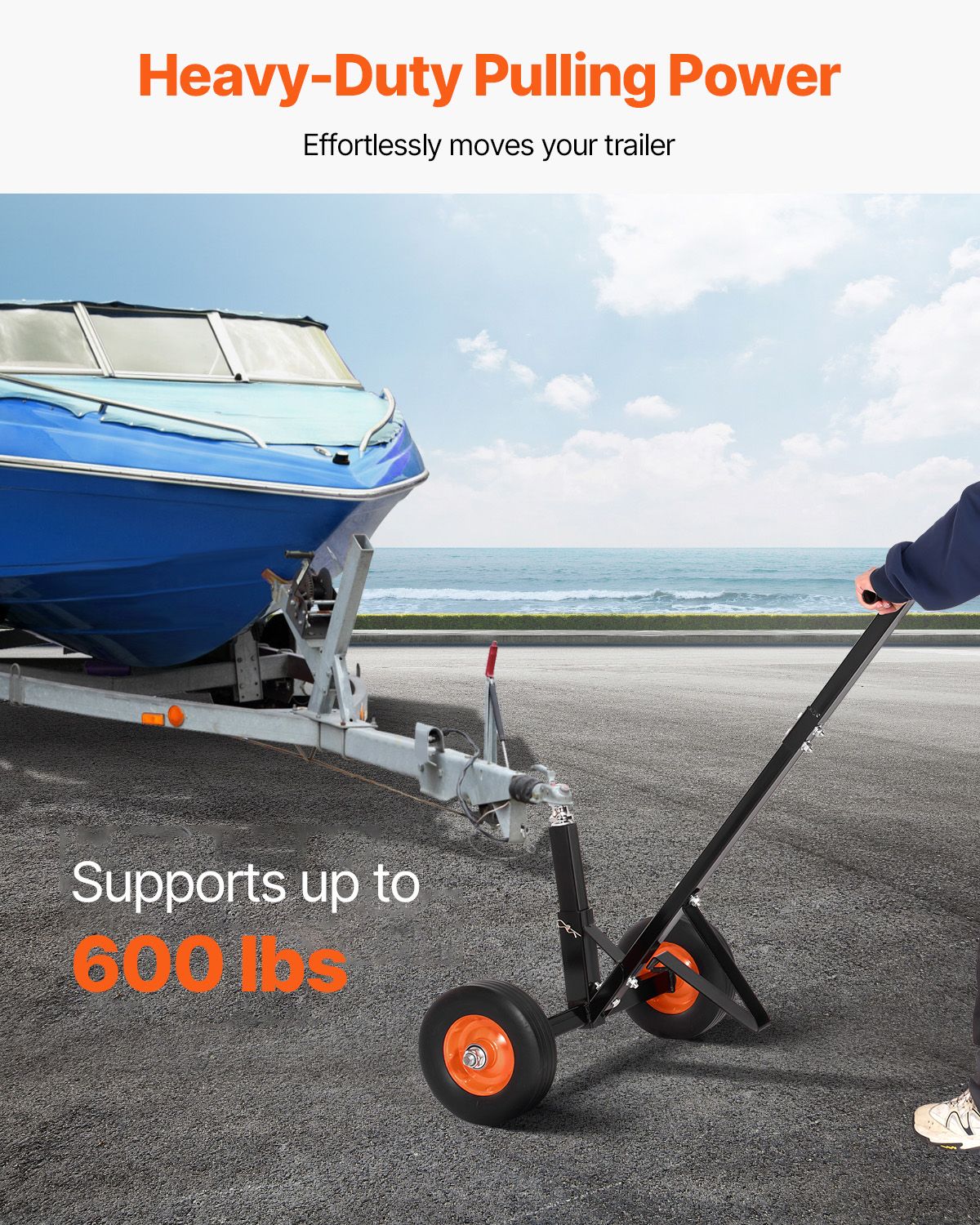 600lb Trailer Dolly with 1-7/8