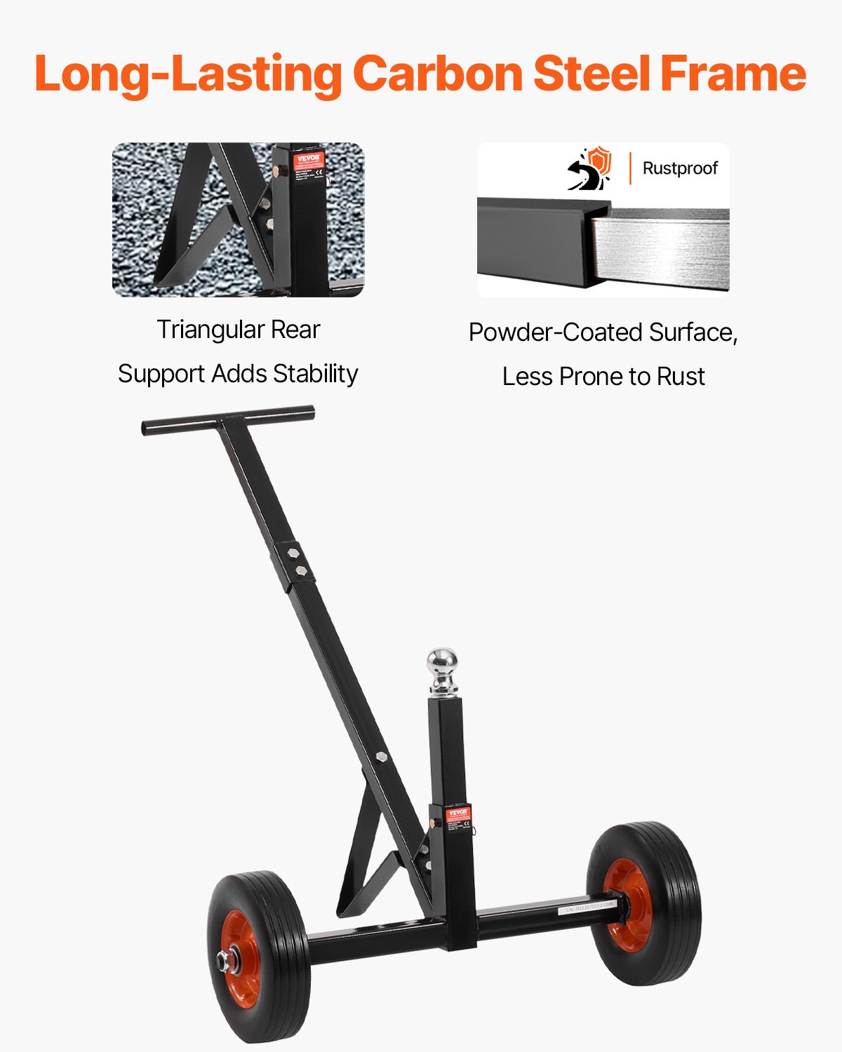 600lb Trailer Dolly with 1-7/8