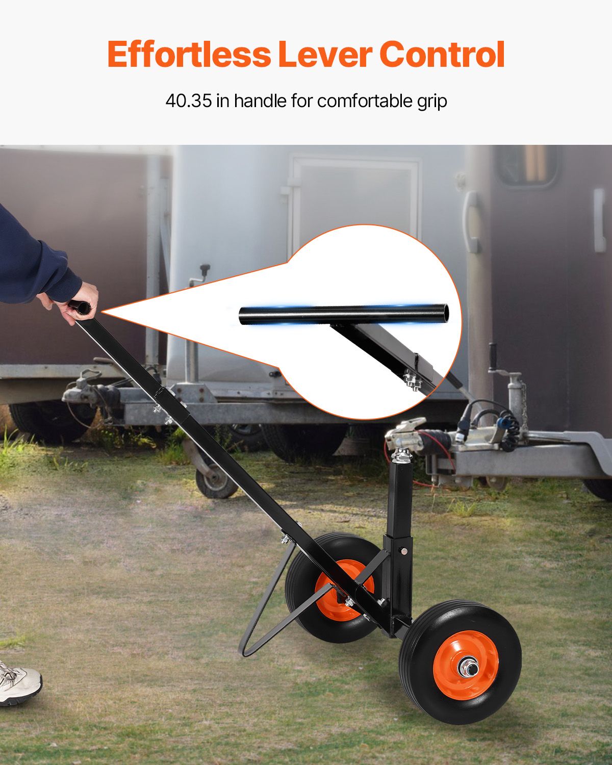 600lb Trailer Dolly with 1-7/8