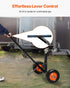 Trailer Dolly, 600lbs Tongue Weight Capacity, Carbon Steel Trailer Mover with 1-7/8 in Hitch Ball and 10 in Solid Tires, Portable Tow Dolly for Moving Car RV Boat Trailer