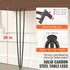 Set of 4 Hairpin Table Legs 28in Heavy Duty Steel Desk Legs 408kg Capacity