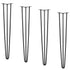 Set of 4 Hairpin Table Legs 28in Heavy Duty Steel Desk Legs 408kg Capacity