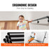 1.8m Pipe Stair Handrail Carbon Steel 200kg Wall Mounted Matte Black