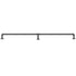 1.8m Pipe Stair Handrail Carbon Steel 200kg Wall Mounted Matte Black