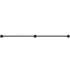 1.8m Pipe Stair Handrail Carbon Steel 200kg Wall Mounted Matte Black