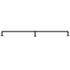 Pipe Stair Handrail, 1.8m Staircase Handrail, 200KG Load Capacity Carbon Steel Pipe Handrail, Industrial Pipe Handrail with Wall Mount Support, Round Corner Wall Handrailings for Indoor, Outdoor