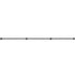 9FT Carbon Steel Pipe Stair Handrail 440lbs Load Wall Mounted Railing