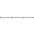Pipe Stair Handrail, 9FT Staircase Handrail, 440LBS Load Capacity Carbon Steel Pipe Handrail, Industrial Pipe Handrail with Wall Mount Support, Round Corner Wall Handrailings for Indoor, Outdoor