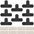 Black T Mending Plate T-shape 8 PCs 6" Flat Connector Post to Beam Bracket