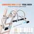 2-in-1 Ladder Stabilizer Roof Hook Steel Wall Standoff 330lb Capacity
