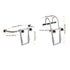 2-in-1 Ladder Stabilizer Roof Hook Steel Wall Standoff 330lb Capacity