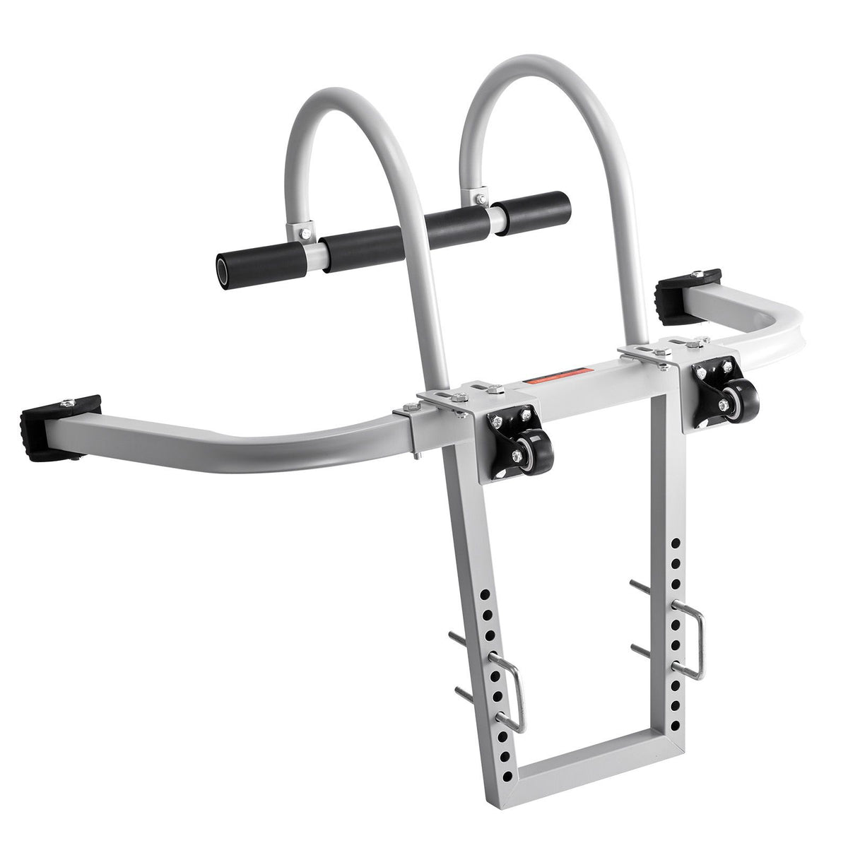 2-in-1 Ladder Stabilizer Roof Hook Steel Wall Standoff 330lb Capacity