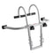 Ladder Stabilizer, 2 in 1 Extension Wall Ladder Standoff Hook, Roof Ridge Ladder Accessories Both Horizontally and Vertically, Heavy-duty Steel Rubber Grip T-Bar, Quick Access to Steep Roofs