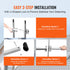 Heavy-Duty Steel Extension Ladder Standoff Stabilizer with Wing Span Kit
