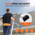 Heavy-Duty Steel Extension Ladder Standoff Stabilizer with Wing Span Kit