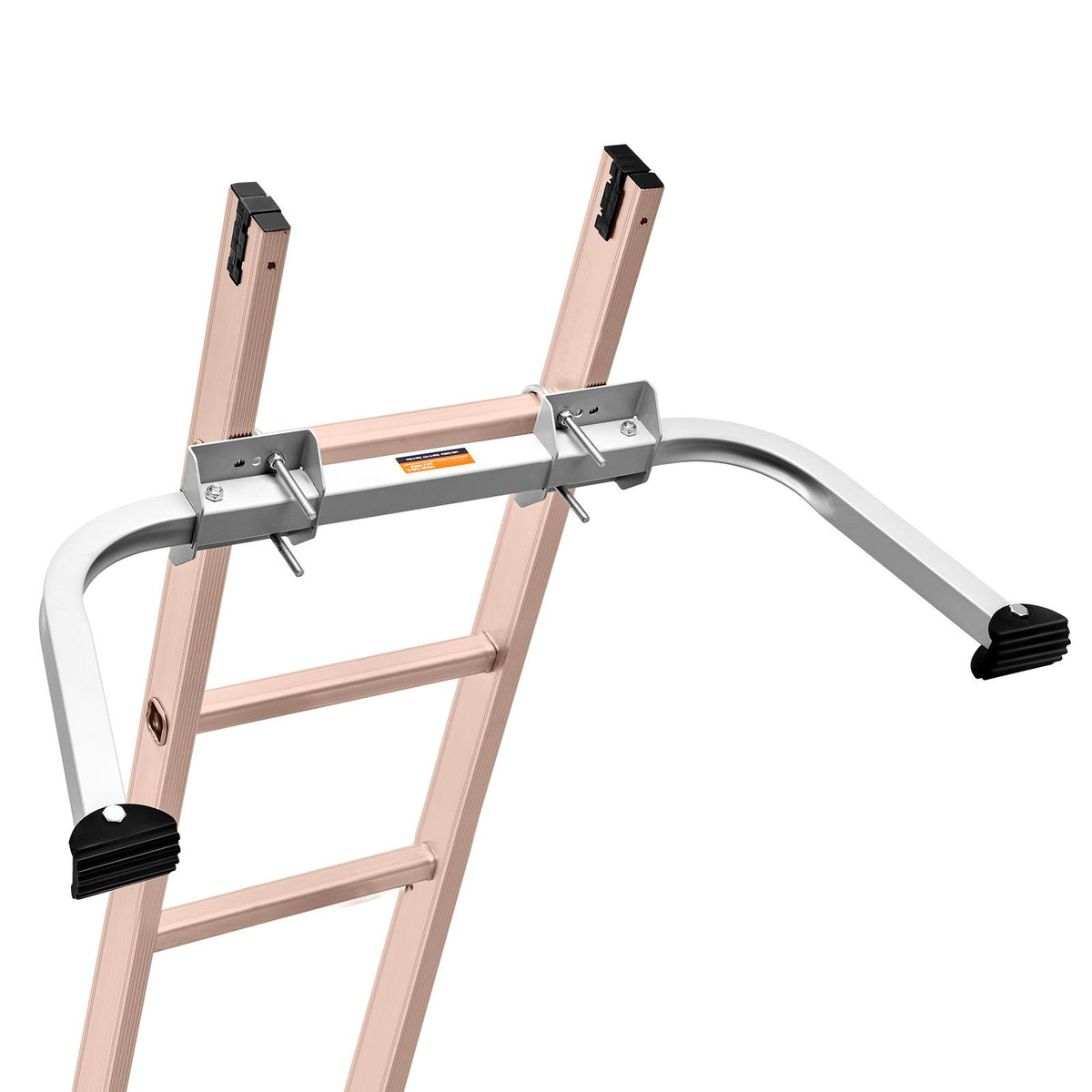 Heavy-Duty Steel Extension Ladder Standoff Stabilizer with Wing Span Kit