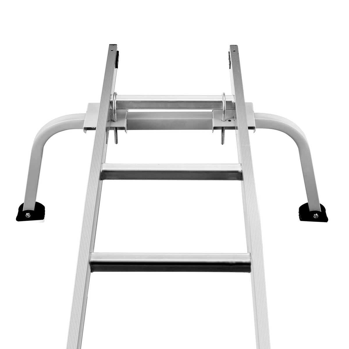 Heavy-Duty Steel Extension Ladder Standoff Stabilizer with Wing Span Kit