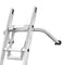 Ladder Stabilizer with Wing Span Heavy Duty Steel Roof Hook Stabilizer