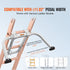 Ladder Stabilizer with Wing Span Heavy Duty Steel Roof Hook Stabilizer