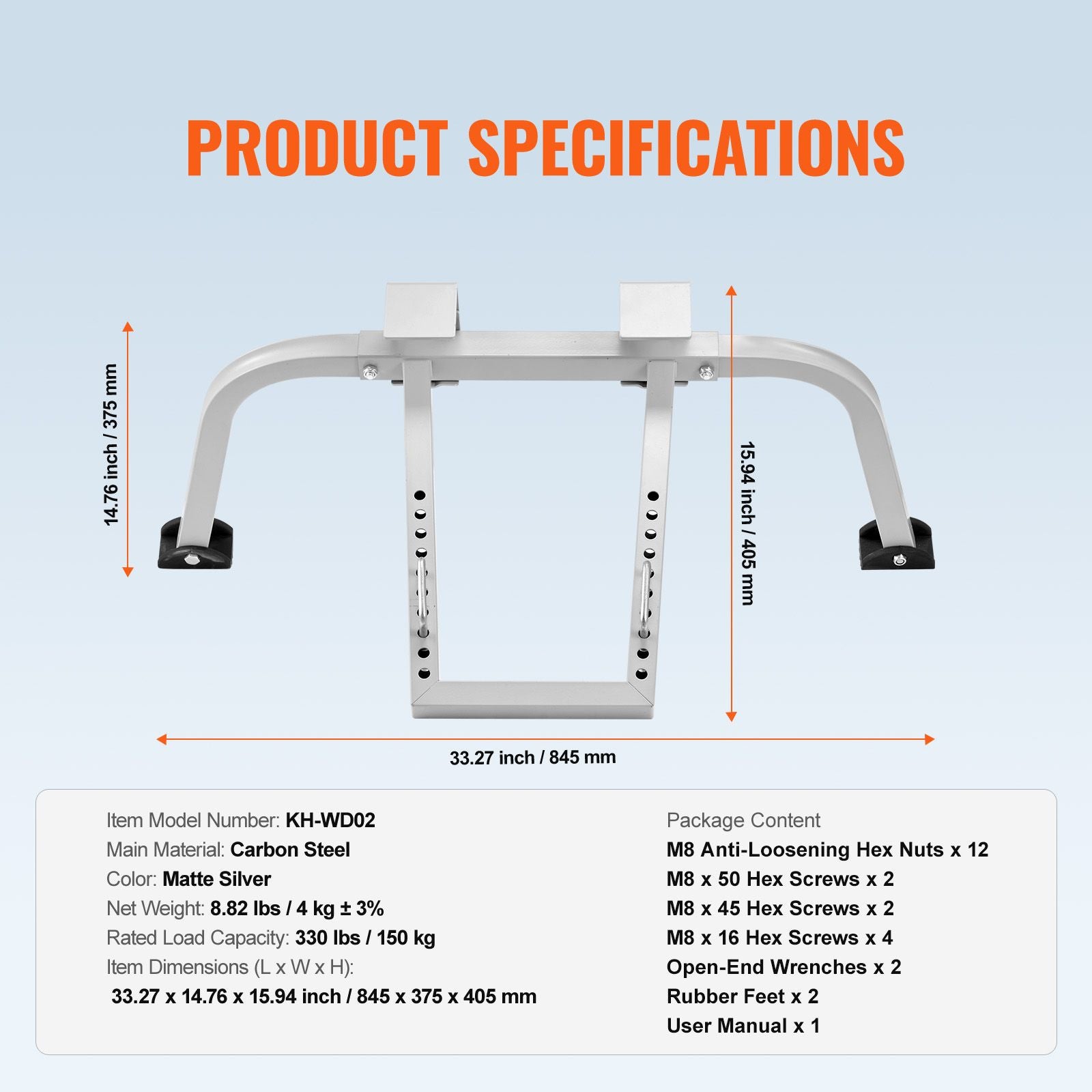 Ladder Stabilizer with Wing Span Heavy Duty Steel Roof Hook Stabilizer